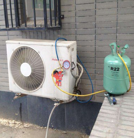 中站空调加氟